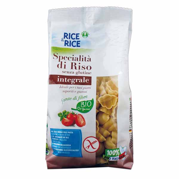 Conchiglie di riso integrali senza glutine 250 gr